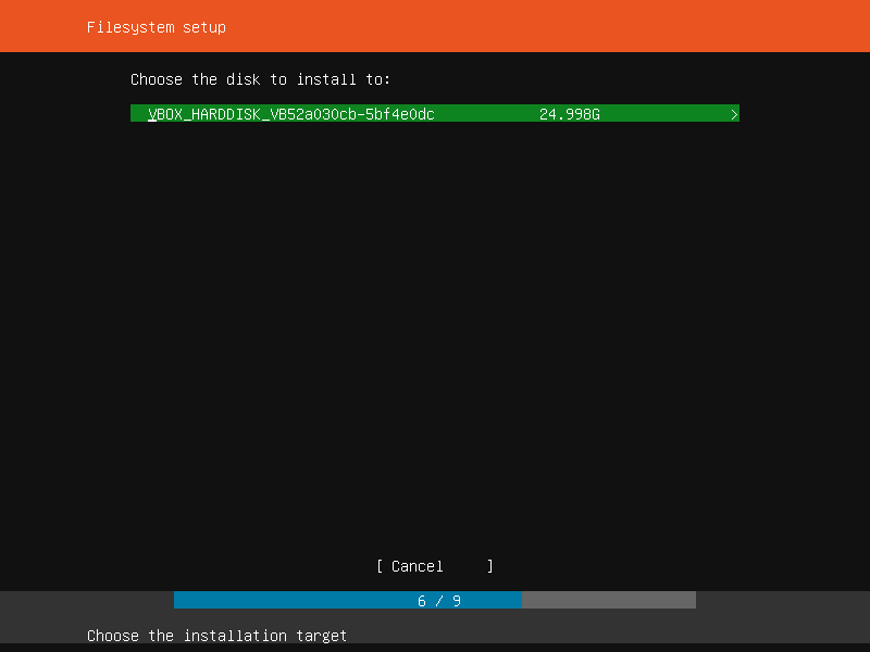 Ubuntu 18.04 Minimal Server Install.